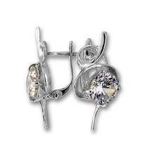 Oбеци с камъни от сребро 121489
