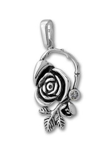 Сребърни висулки - Сребърни висулки с камък - 182897
