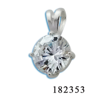 Сребърни висулки - Сребърни висулки с камък - 182353