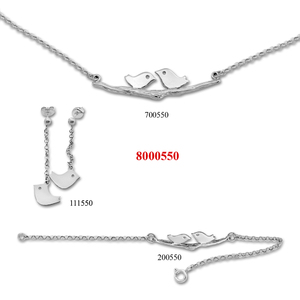 Сребърен комплект 8000550