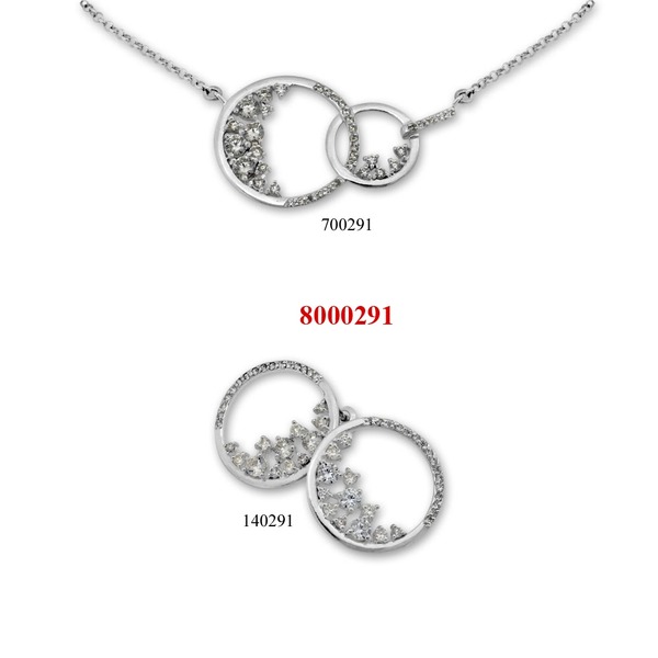 Сребърен комплект 8000291
