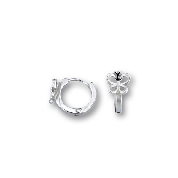Сребърни обеци без камъни 120333